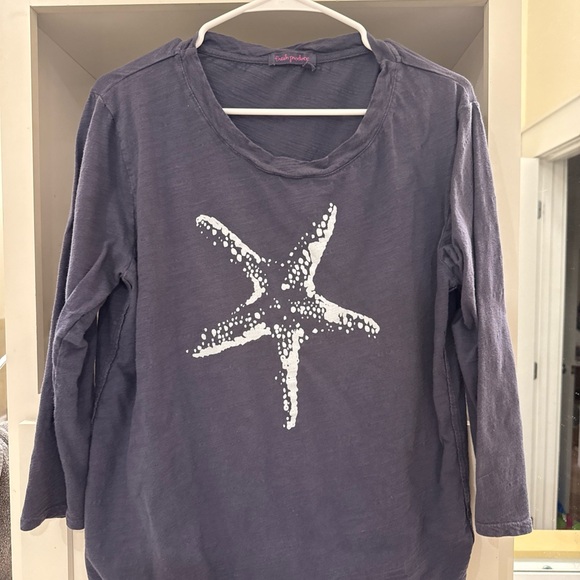 Fresh Produce Purple Starfish t shirt - Picture 2 of 6